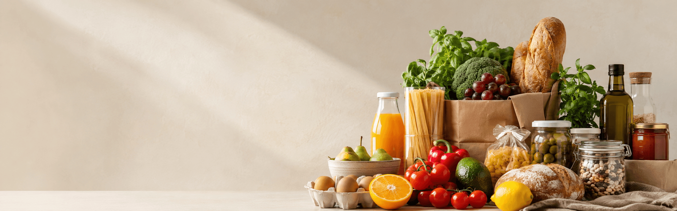 Free Grocery & Food Fresh Market Banner for eCommerce storefronts