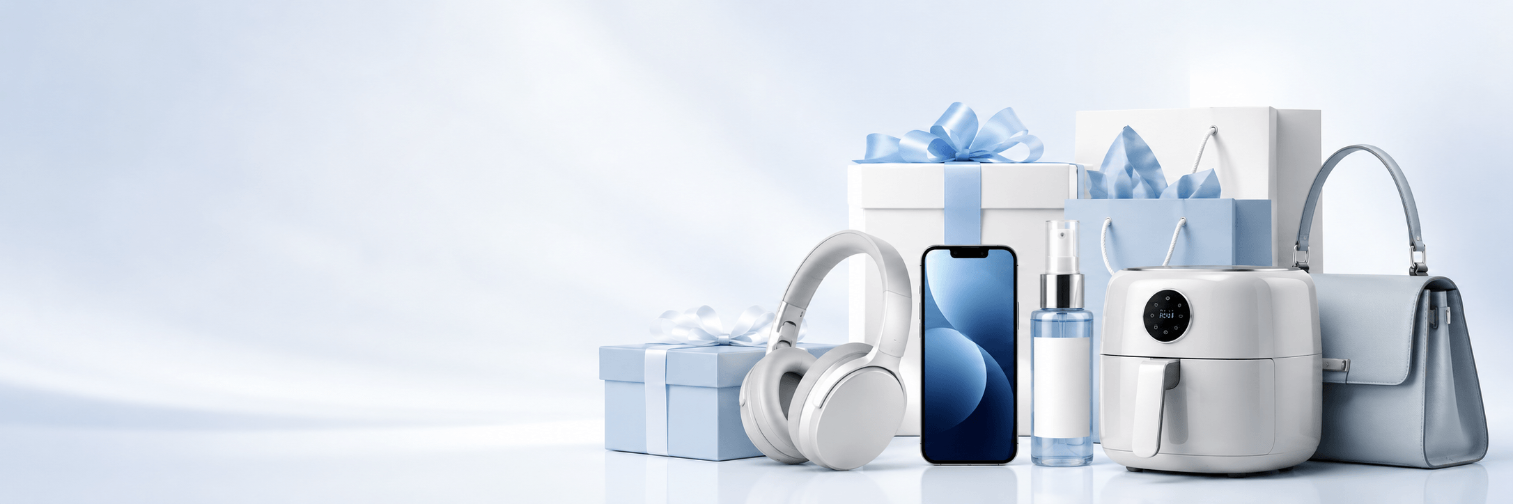 Free Holiday Beauty, Fashion & Tech Banner for eCommerce storefronts
