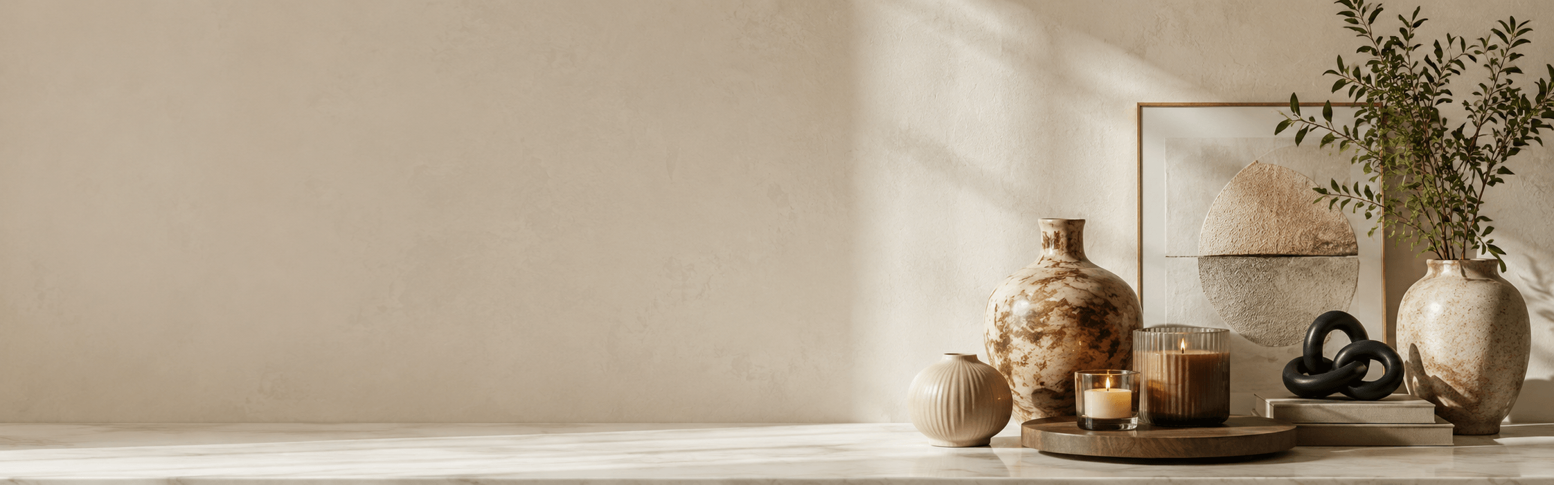 Free Home Decor Minimal Interior Banner for eCommerce storefronts